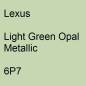 Preview: Lexus, Light Green Opal Metallic, 6P7.